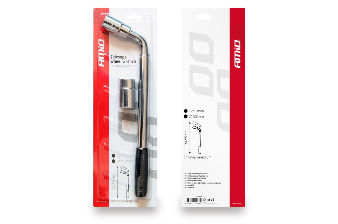 Kľúč na kolesá teleskopický TWW-17/19mm 21/23mm – Obrázok 8