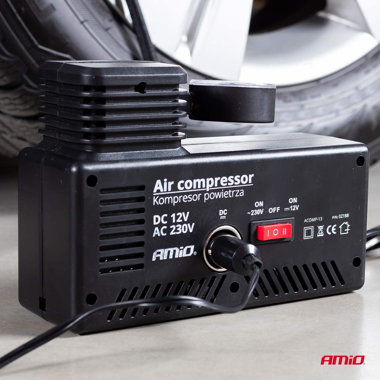 Kompresor do auta 12V/230V, Acomp-13 - Image 5