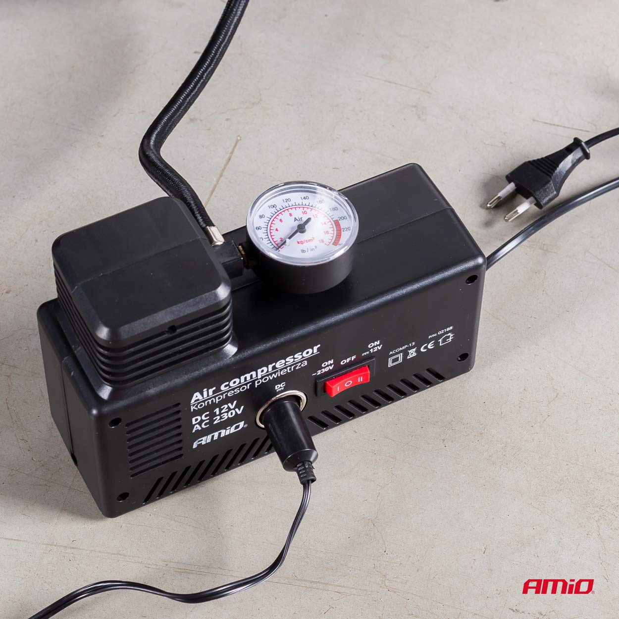 Kompresor do auta 12V/230V, Acomp-13 - Image 6