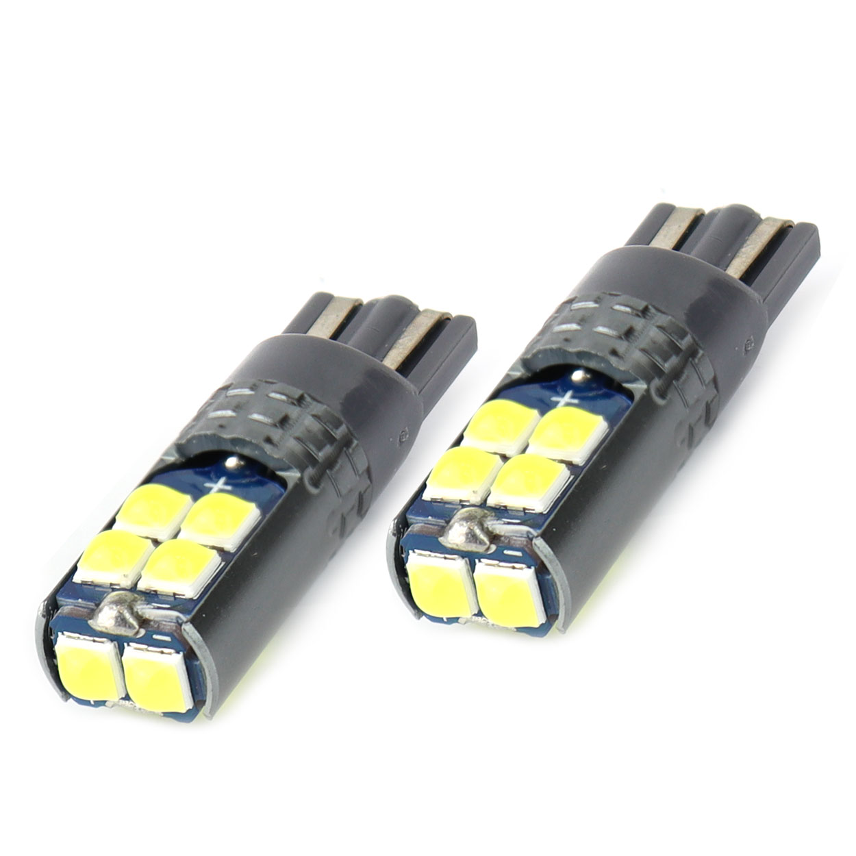 LED žiarovky CANBUS 10SMD 3030 T10 W5W White 12V/24V - Image 4