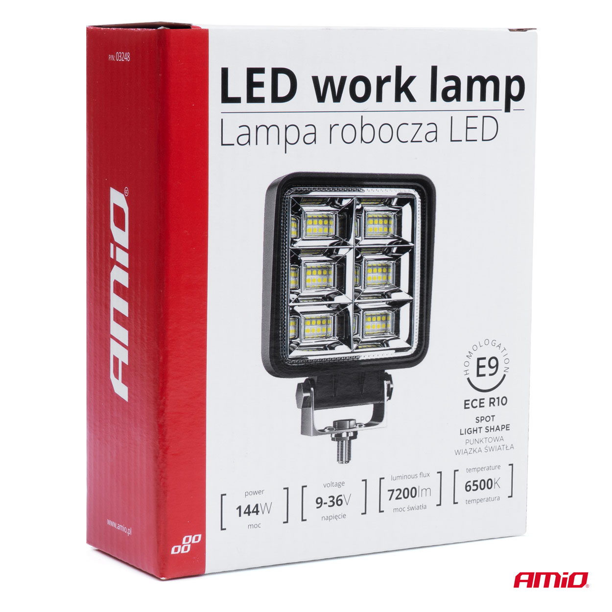 Pracovné LED svetlo AWL37 48 LED SPOT 9-36V - Image 4