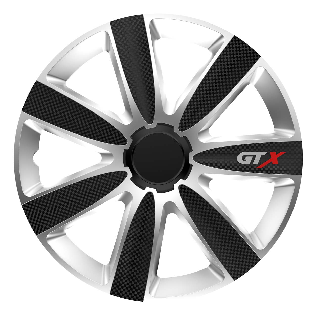 Puklica GTX Carbon black&silver 14"