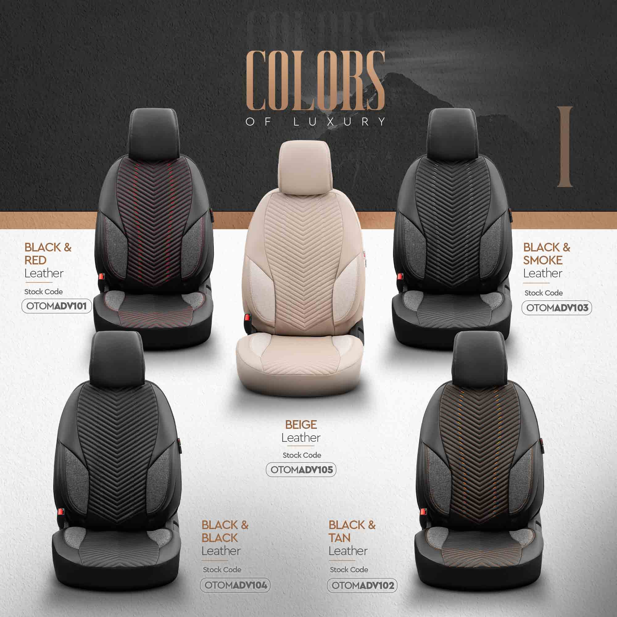 Sada autopoťahov OTOM ADVANCED 204 BLACK BABYFACE 3-ZIP – Obrázok 11
