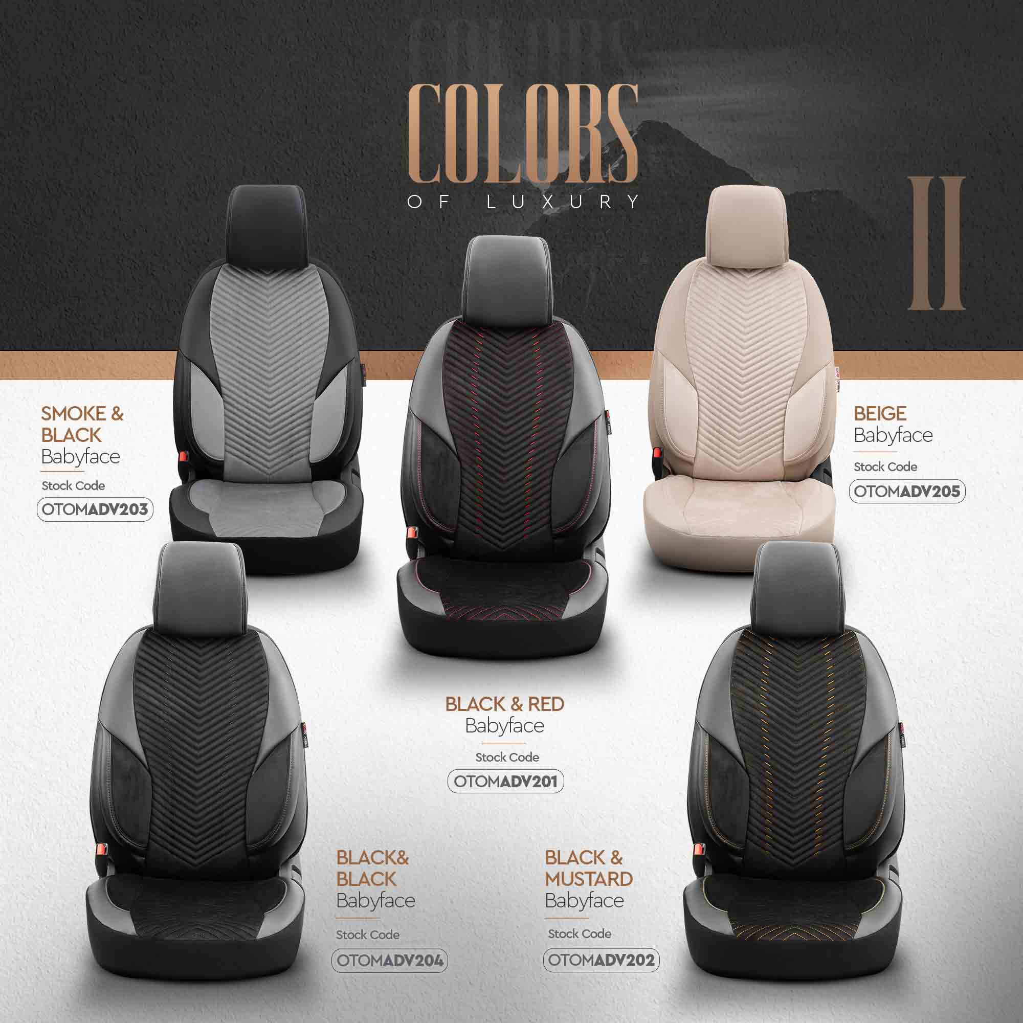 Sada autopoťahov OTOM ADVANCED 204 BLACK BABYFACE 3-ZIP – Obrázok 12