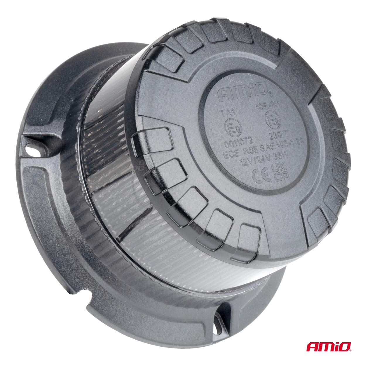 LED výstražné svetlo kohúta W28B 12V 24V AMIO-04109 – Obrázok 2