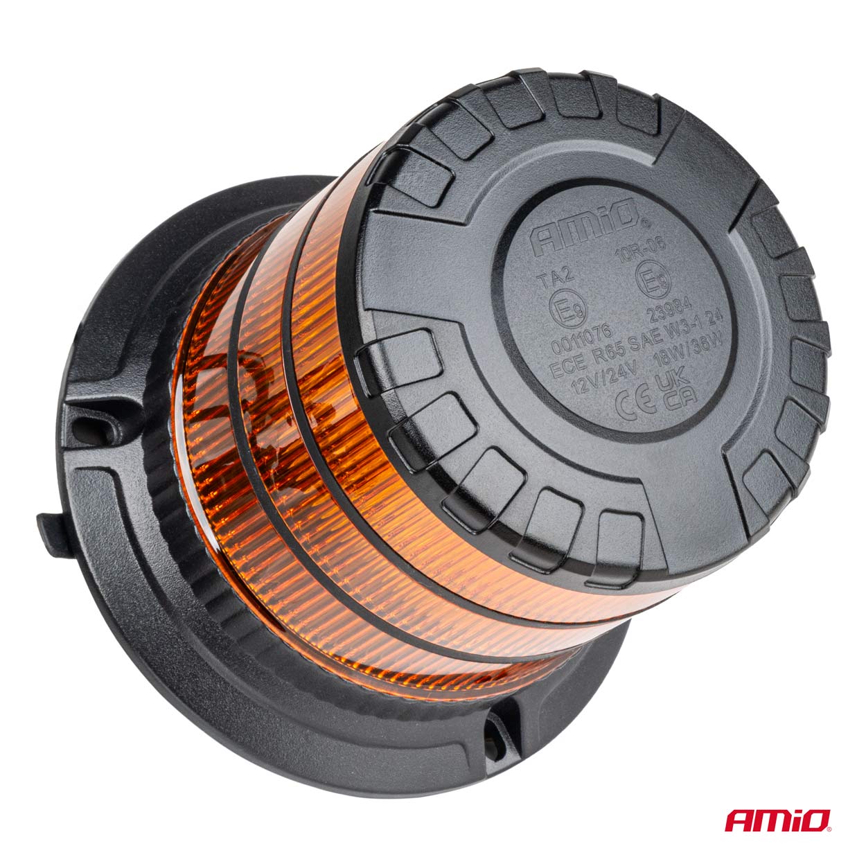 LED výstražné svetlo kohúta W30M 12V 24V AMIO-04111 – Obrázok 2