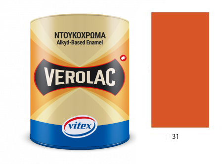 Vitex Verolac - alkydový lesklý email č.31 Pravá oranžová 0,750L