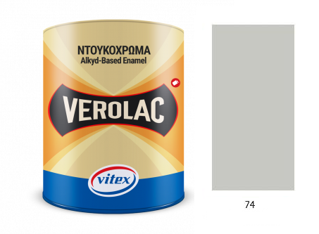 Vitex Verolac - alkydový lesklý email č.74 bledošedá 2,50L