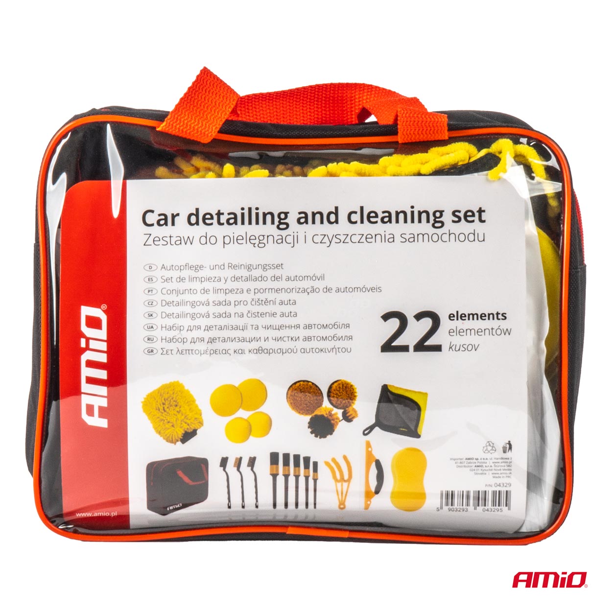 Detailingová sada na čistenie auta AMIO-04329 – Obrázok 10
