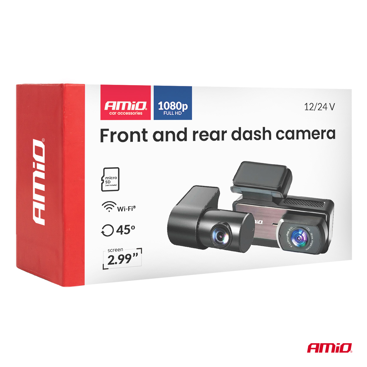Kamera do auta so zadnou kamerou 1K WLAN 256 GB WIFI Full HD AMiO-04799 – Obrázok 7