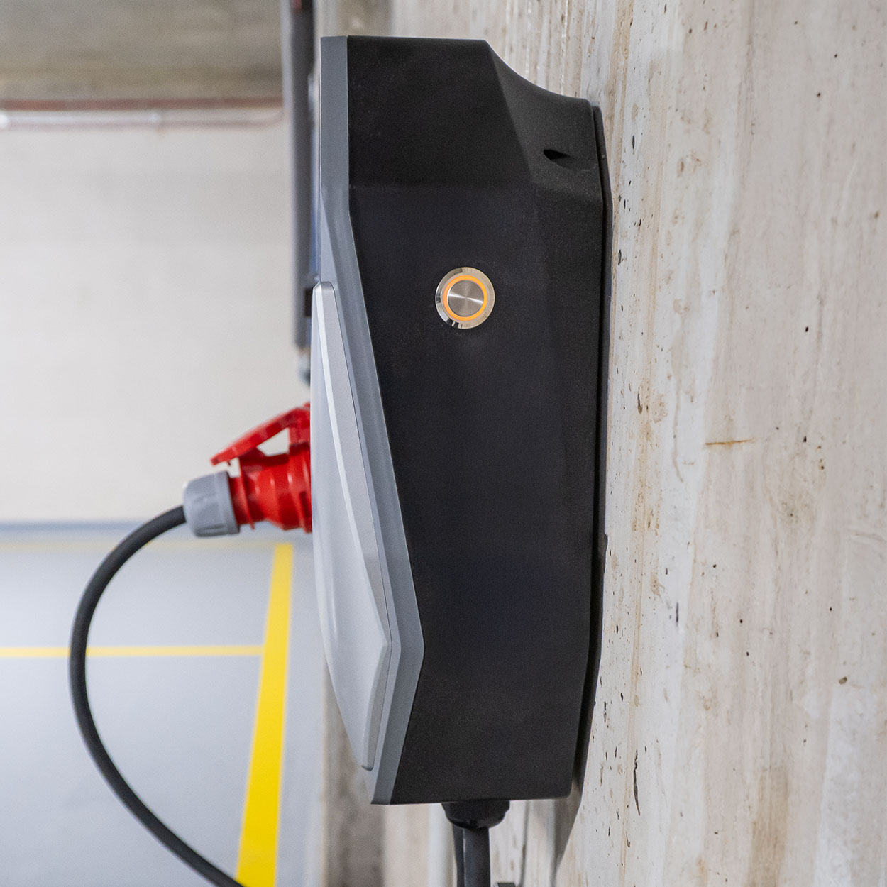 Trojfázová nástenná nabíjačka pre elektrické vozidlá 22kW 32A 400V AMiO-04843 – Obrázok 4