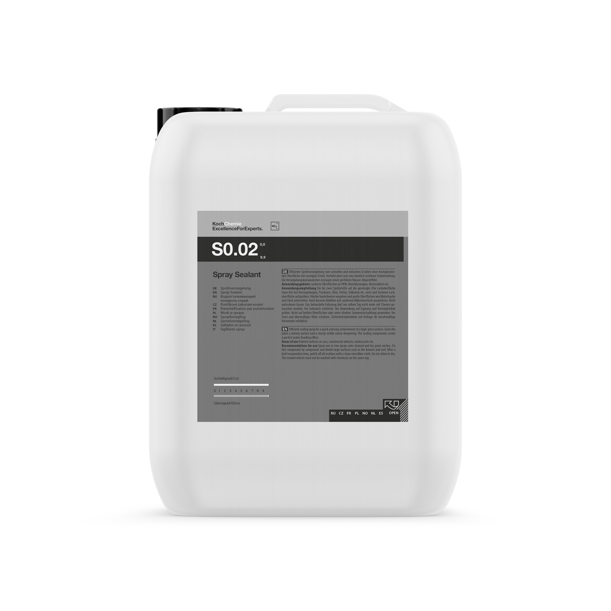 Koch Chemie Spray Sealant S0.02 -Tekutý vosk; sealant 5L