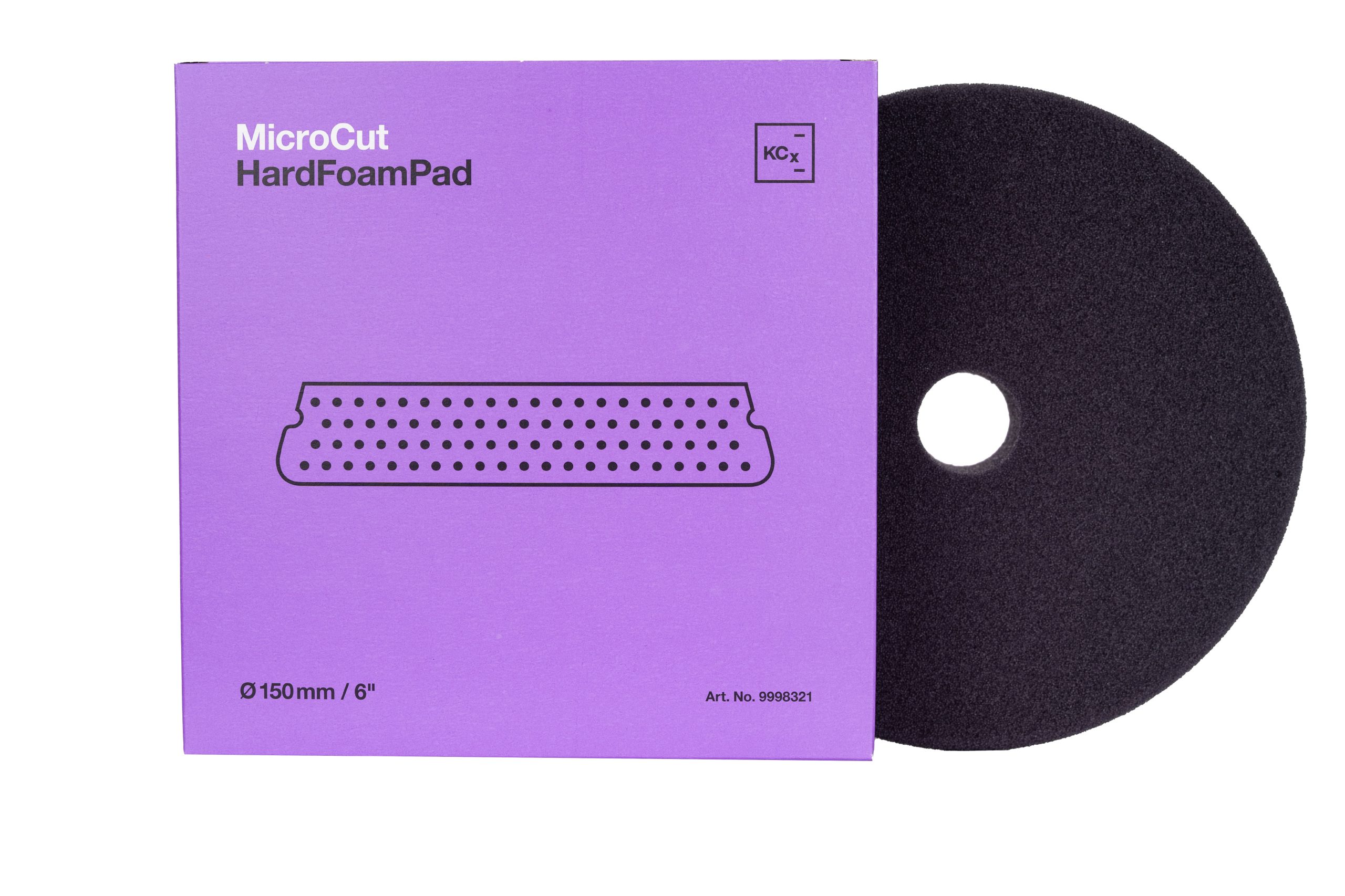 Koch Chemie Micro Cut Hard Foam Pad 150 x 25mm - Leštiaci kotúč fialový tvrdý
