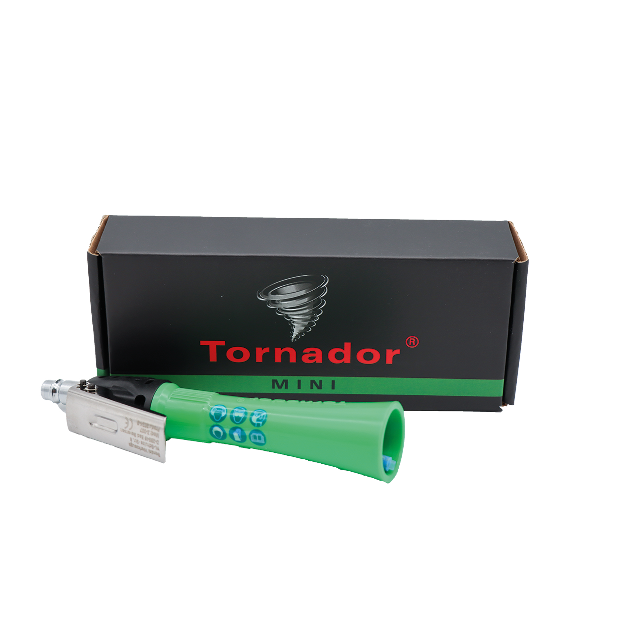 Tornador Mini Z-007 Green - Mini čistiaca pištoľ na stlačený vzduch